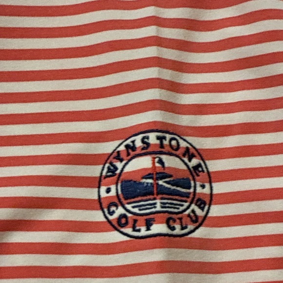 Peter Millar Men's Polo XL Red Striped Summer Comfort Performance Golf shirt - Picture 7 of 9